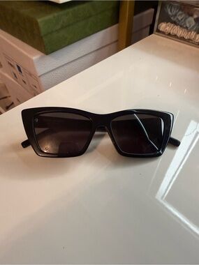✨ Authentic Saint Laurent Black Cat-Eye Women's Sunglasses ✨